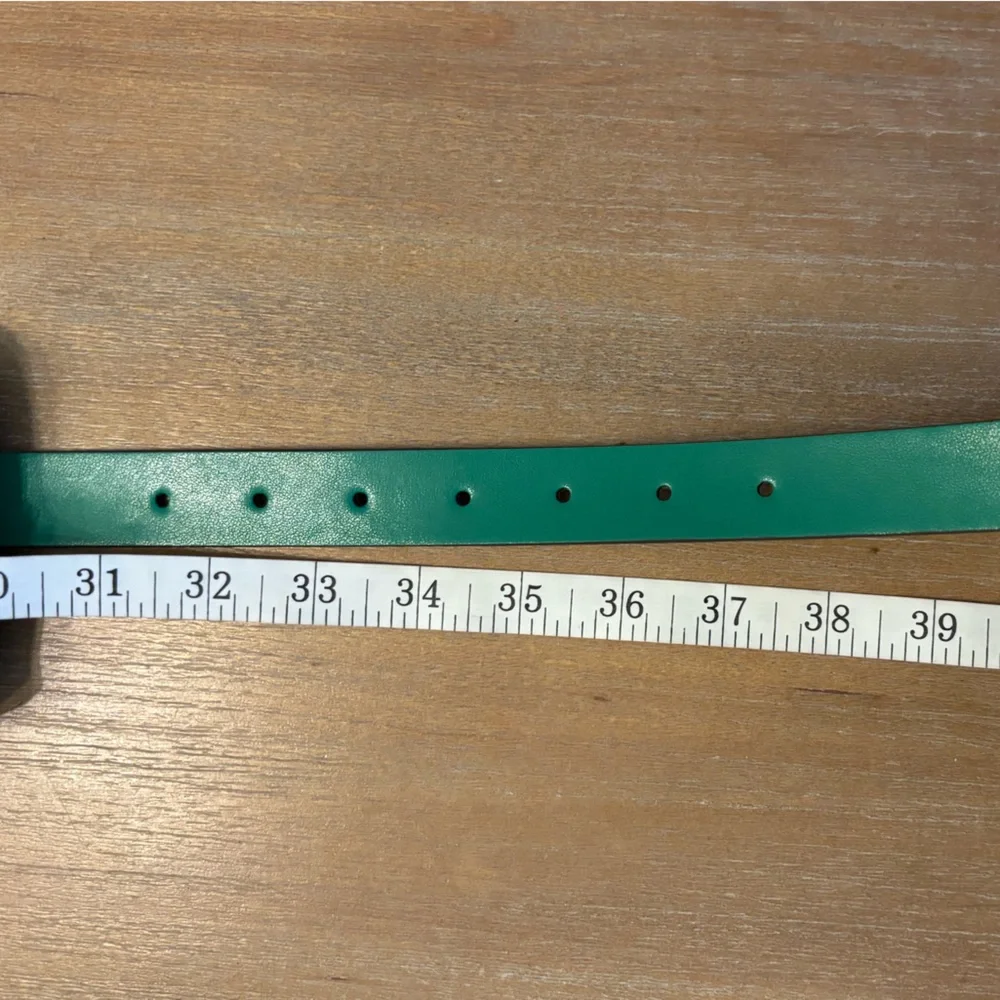 Kate Spade New York Zip Top Leather Belt Bag, Vibrant Green, Size S/M, NWT